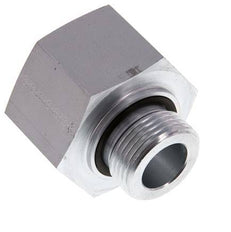 G 1'' x G 1 1/4'' M/F Zinc plated Steel Reducing Adapter 400 Bar - Hydraulic
