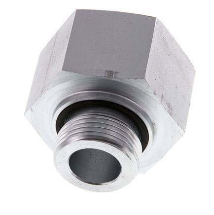 G 1'' x G 1 1/4'' M/F Verzinkt Stalen Neusstuk 400 Bar - Hydrauliek