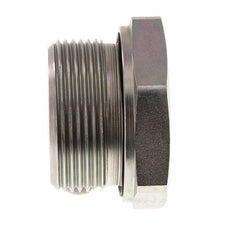 G 1 1/2'' x G 3/4'' M/F Verzinkt Stalen Neusstuk 315 Bar - Hydrauliek