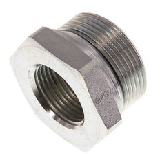 G 1 1/2'' x G 1'' M/F Verzinkt Stalen Neusstuk 315 Bar - Hydrauliek