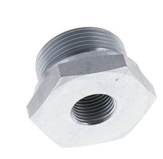 G 1 1/4'' x G 1/2'' M/F Verzinkt Stalen Neusstuk 400 Bar - Hydrauliek