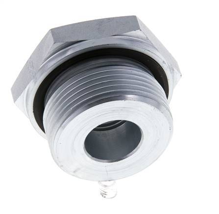 G 1 1/4'' x G 1/2'' M/F Verzinkt Stalen Neusstuk 400 Bar - Hydrauliek