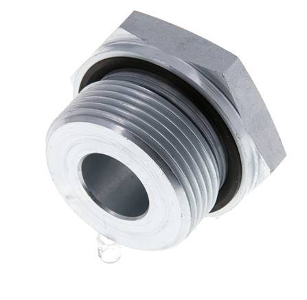G 1 1/4'' x G 1/2'' M/F Verzinkt Stalen Neusstuk 400 Bar - Hydrauliek