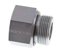 G 1 1/4'' x G 1'' M/F Zinc plated Steel Reducing Adapter 400 Bar - Hydraulic
