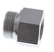 G 1 1/4'' x G 1'' M/F Zinc plated Steel Reducing Adapter 400 Bar - Hydraulic
