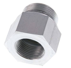 G 1 1/4'' x G 1'' M/F Zinc plated Steel Reducing Adapter 400 Bar - Hydraulic