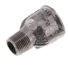 R 3/8'' x Rp 1/2'' M/F Zinc plated Cast iron Reducing Adapter 25 Bar [2 Pieces]