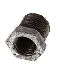 R 3/8'' x Rp 1/4'' M/F Zinc plated Cast iron Reducing Ring 25 Bar [5 Pieces]