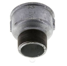 R 1 1/2'' x Rp 2'' M/F Zinc plated Cast iron Reducing Adapter 25 Bar