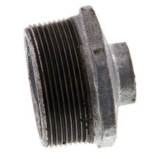 R 2'' x Rp 1/2'' M/F Verzinkt Gietijzeren Verloopring 25 Bar