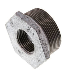 R 2'' x Rp 1'' M/F Verzinkt Gietijzeren Verloopring 25 Bar