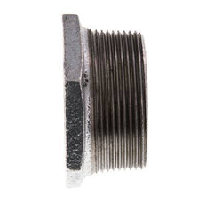 R 2'' x Rp 1 1/2'' M/F Verzinkt Gietijzeren Verloopring 25 Bar