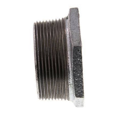 R 2'' x Rp 1 1/2'' M/F Verzinkt Gietijzeren Verloopring 25 Bar