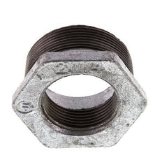R 2'' x Rp 1 1/4'' M/F Verzinkt Gietijzeren Verloopring 25 Bar