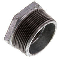 R 2'' x Rp 1 1/4'' M/F Verzinkt Gietijzeren Verloopring 25 Bar