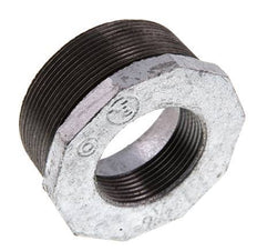 R 2 1/2'' x Rp 1 1/2'' M/F Verzinkt Gietijzeren Verloopring 25 Bar