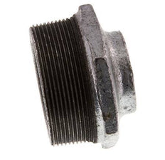 R 2 1/2'' x Rp 1 1/4'' M/F Verzinkt Gietijzeren Verloopring 25 Bar