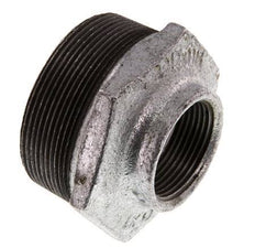 R 2 1/2'' x Rp 1 1/4'' M/F Verzinkt Gietijzeren Verloopring 25 Bar