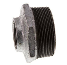 R 2 1/2'' x Rp 1 1/4'' M/F Verzinkt Gietijzeren Verloopring 25 Bar