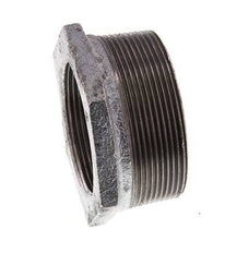R 2 1/2'' x Rp 2'' M/F Verzinkt Gietijzeren Verloopring 25 Bar