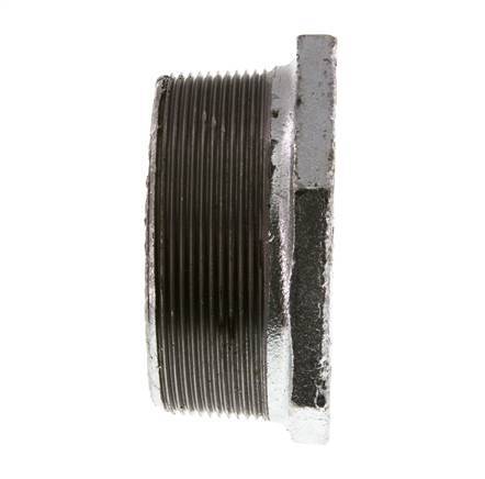 R 3'' x Rp 2'' M/F Verzinkt Gietijzeren Verloopring 25 Bar
