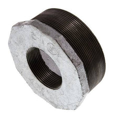 R 4'' x Rp 2'' M/F Verzinkt Gietijzeren Verloopring 25 Bar
