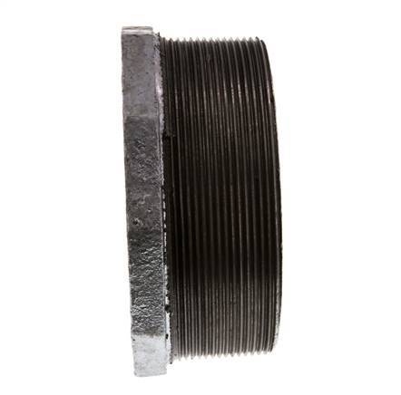 R 4'' x Rp 2'' M/F Verzinkt Gietijzeren Verloopring 25 Bar