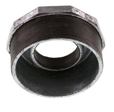 R 4'' x Rp 2'' M/F Verzinkt Gietijzeren Verloopring 25 Bar