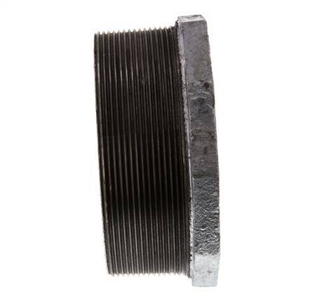 R 4'' x Rp 2'' M/F Verzinkt Gietijzeren Verloopring 25 Bar