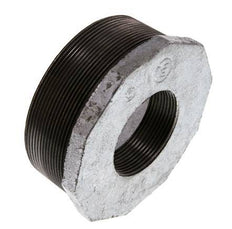 R 4'' x Rp 2'' M/F Verzinkt Gietijzeren Verloopring 25 Bar