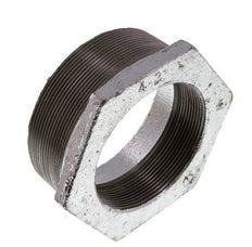 R 4'' x Rp 3'' M/F Verzinkt Gietijzeren Verloopring 25 Bar