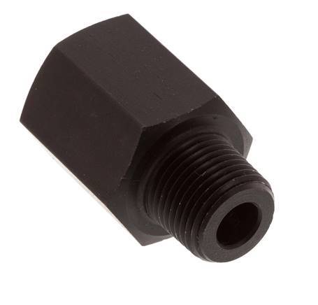 3/8'' NPT x G 3/8'' M/F Nitrified Stalen Verloopring 700 Bar - Hydrauliek
