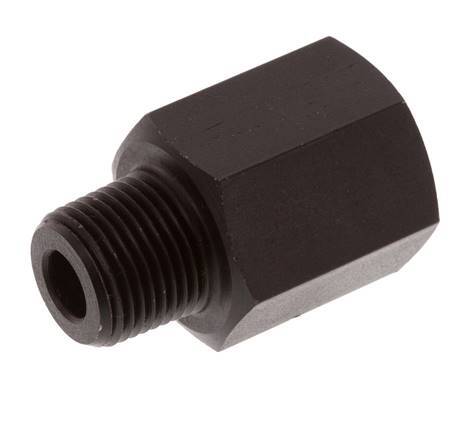 3/8'' NPT x G 3/8'' M/F Nitrified Stalen Verloopring 700 Bar - Hydrauliek
