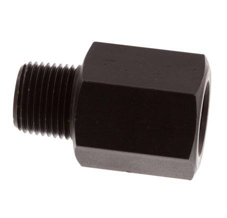 3/8'' NPT x G 3/8'' M/F Nitrified Stalen Verloopring 700 Bar - Hydrauliek