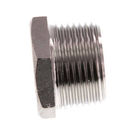 R 3/4'' x Rp 3/8'' M/F Stainless steel Reducing Ring 16 Bar [2 Pieces]