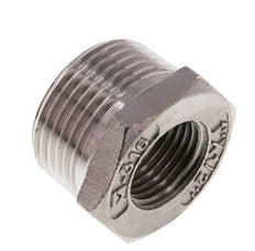 R 1'' x Rp 1/2'' M/F RVS Verloopring 16 Bar
