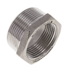1 1/2'' NPT x 1 1/4'' NPT M/F RVS Verloopring 16 Bar