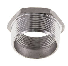1 1/2'' NPT x 1 1/4'' NPT M/F RVS Verloopring 16 Bar