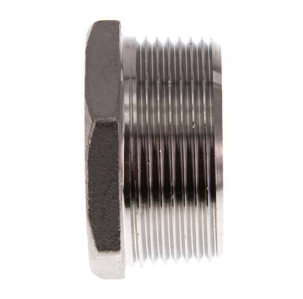 R 1 1/2'' x Rp 1/2'' M/F RVS Verloopring 16 Bar