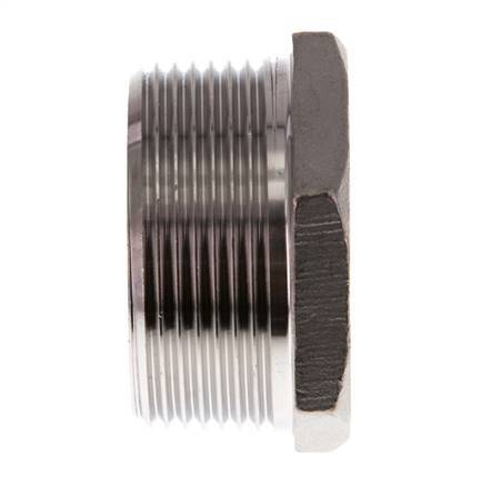 R 1 1/2'' x Rp 1/2'' M/F RVS Verloopring 16 Bar
