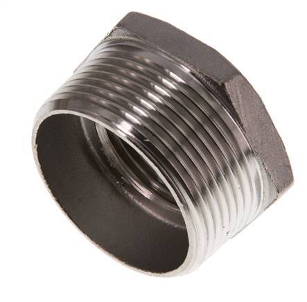 R 1 1/2'' x Rp 1'' M/F RVS Verloopring 16 Bar