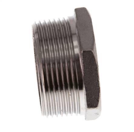 R 1 1/2'' x Rp 1'' M/F RVS Verloopring 16 Bar