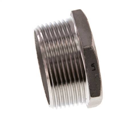 R 1 1/2'' x Rp 1 1/4'' M/F RVS Verloopring 16 Bar