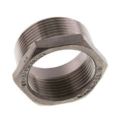 R 1 1/2'' x Rp 1 1/4'' M/F RVS Verloopring 16 Bar