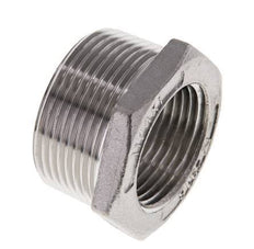 1 1/4'' NPT x 1'' NPT M/F RVS Verloopring 16 Bar