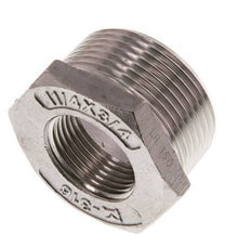 R 1 1/4'' x Rp 3/4'' M/F RVS Verloopring 16 Bar