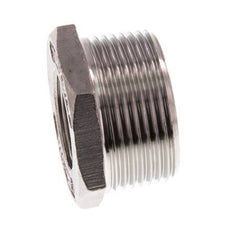 R 1 1/4'' x Rp 3/4'' M/F RVS Verloopring 16 Bar