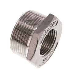 R 1 1/4'' x Rp 3/4'' M/F RVS Verloopring 16 Bar