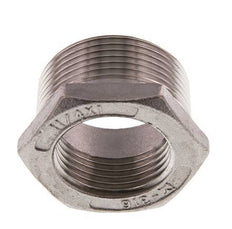 R 1 1/4'' x Rp 1'' M/F RVS Verloopring 16 Bar