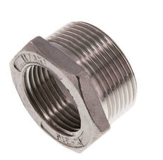 R 1 1/4'' x Rp 1'' M/F RVS Verloopring 16 Bar